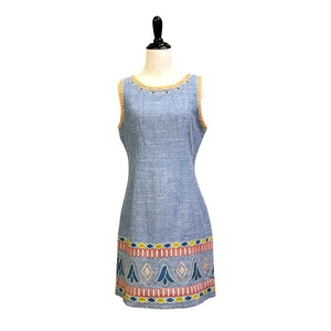 Esley Sleeveless Blue Dress Women's‎ Size Medium